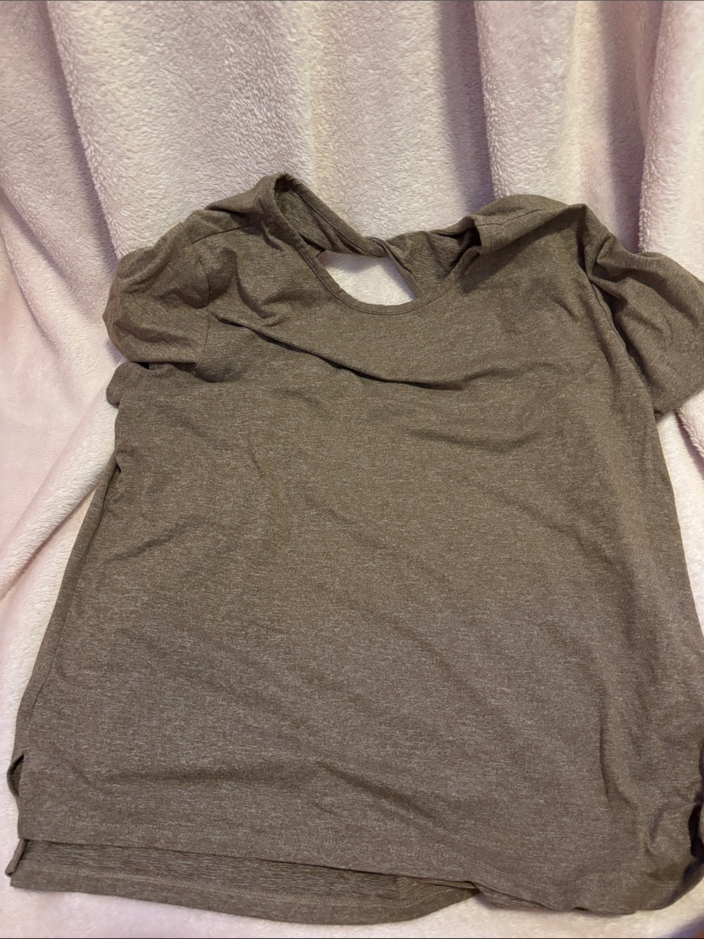 Old Navy Twist-Back Short Sleeve Top - Brown